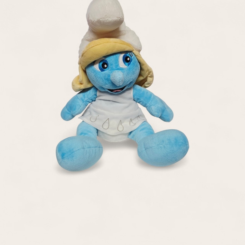 Build-A-Bear Workshop Smurfs Smurfette Plush Stuffed Animal With White Dress